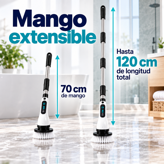 Mango extensible de 70 cm y longitud total de 120 cm